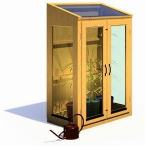 Shire Heydon 1 11 x 3 5 Pent Greenhouse  Classic Coated