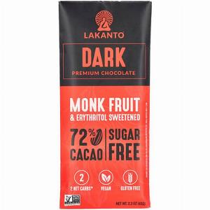 Lakanto Dark Premium Chocolate dunkle PremiumSchokolade 65 g 23 oz