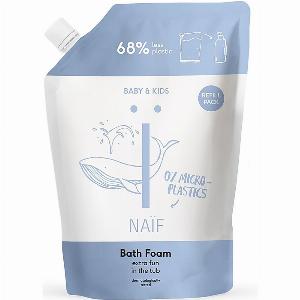 Naïf Pflegender Badeschaum für Baby  Kinder Nachfüllpackung 500ml