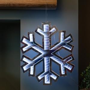 40cm LED Infinity Light Hanging Snowflake previously 1949 now 1849  enjoy a 5 discount