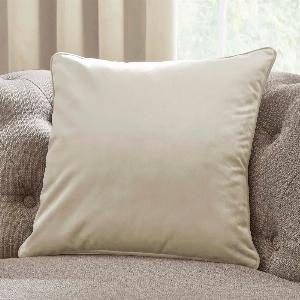 Laurence LlewelynBowen Montrose Velvet Filled Cushion 43cm x 43cm Ivory