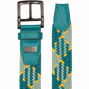 Nike tour gflex diamond stretch woven belt  sulphur multi  xl