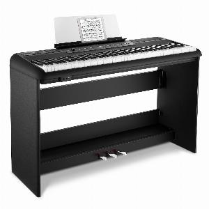 Donner SE1 Digitalpiano mit 88 Tasten Schwarz Piano XFörmig Klavierhocker