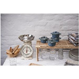 Staub Ceramique Set da cocotte rotonda 4pz turchese antico