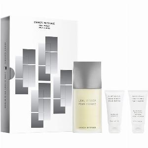 Issey Miyake Leau DIssey Pour Homme Eau De Toilette 125ml Spray Set 3 Pieces
