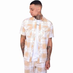 Sconto del 78 su Camicia a scacchi a maniche corte di Project X Paris