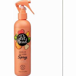 PET HEAD Quick Fix Dry Clean Spray Peach