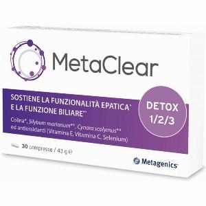 MetaClear Metagenics Integratore Fegato 30 compresse ora 1840