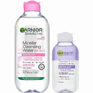 Garnier Micellar Water and Makeup Remover for Sensitive Skin Kit Exclusive