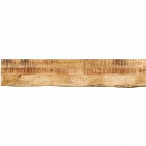 Dessus de table 160x20x25cm bord vif bois massif manguier brut