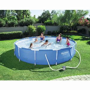 BestWay 12ft x 30inch Steel Pro Above Ground Swimming Pool Set