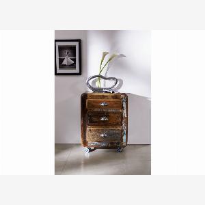 Meuble dappoint 55x38 Bois de récupération laqué Multicolore FREEZY 35
