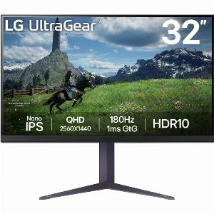LG UltraGear 32GS85QBAEK 32 180Hz 1ms QHD Nano IPS Gaming Monitor  Unmatched Speed  Clarity