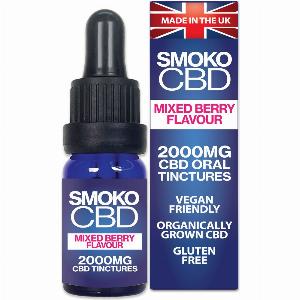 Enjoy 29 Discount on Smoko CBD Mixed Berry 2000mg Tinctures