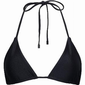 Waikiki Triangle String Bikini Top Black