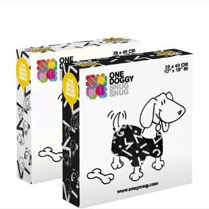 Symbols Snug Snug One Doggy Dog Blanket with Sleeves  White