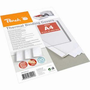 Peach Thermobindemappe weiss für 30 Blätter A4 20 Stk