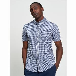 Short Sleeve Signature Gingham Shirt XS
