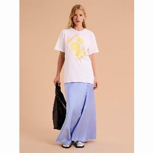 Lemon Spritz Print Boyfriend TShirt