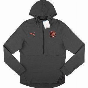 202021 Manchester City Puma Casuals 12 Zip Hooded Top S