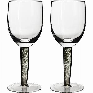 Denby Classic Black Wine Glass  Set Of 2