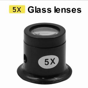 Eye Loupe Magnifiers 5x1015x20x Watch repair tool kit Jewelry Loupe Magnifier Magnifiying Glass Watchmaker tools NO3 black