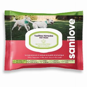 Sconto del 15 su Sanilove Salviette Aloe Vera Confezione da 2 x 40 pz