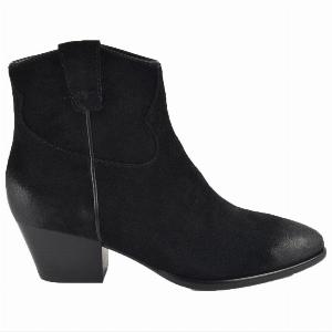 Ash Houston Suede Leather Womens Heeled Ankle Boots