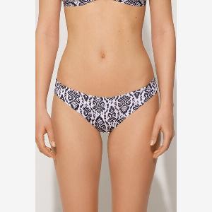 Tezenis Bas de Bikini Classique Ethnic Harmony Femme Noir Taille XL