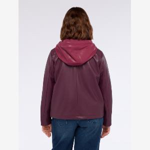 Sconto del 20 Giacca biker 3 in 1 Fiorella Rubino Bordeaux 47