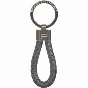 Porsche Design Keyring Leather Cord  Schlüsselanhänger anthracite