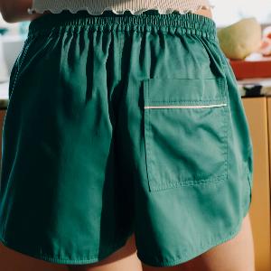 HAY Outline Pyjama Shorts  Emerald Green