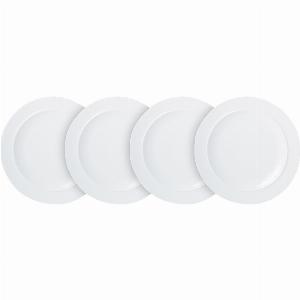 Get 50 Discount on Set of 4 White Denby Dinner Plates