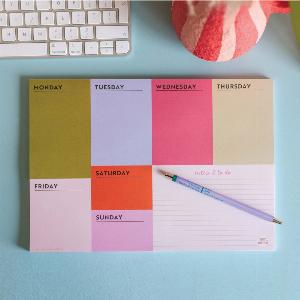 Get 11 Discount on A4 Weekly Planner Pad  Block My Life