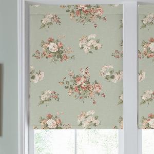 Enjoy 20 Discount on Laura Ashley Rosemore Custom Roller Blind in Sage