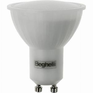 Lampadina led calda 10w gu10 3000k ecoled beghelli  539 28