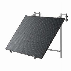 EcoFlow Rigid Solar Panel  Balkonkraftwerk mit Betonbalkonhalterungen 2x 520W  MikroWechselrichter  Solar Verlängerungskabel  3m