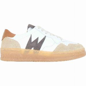 Sneakers in pelle beige Donna SP56529 004