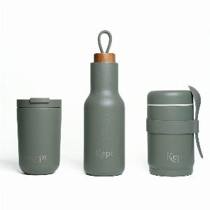 Save 20 on Slate Travel Mug Food Flask Bottle Set by Kept