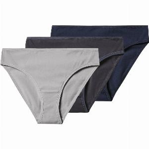 esmara Lot de 3 culottes femme bleu marinegris M3840