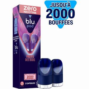 Promotion 20 de réduction sur le lot de 2 capsules Blu Bar Fruits des Bois