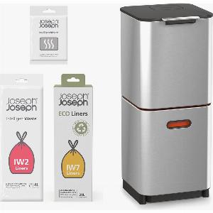 Kit de tri sélectif Joseph Joseph en inox 40L Totem 20 19840
