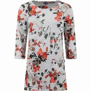 Get 17 Off Weird Fish Sidney Printed Brushed Tunic in Grey Marl Size 22