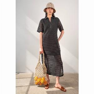 Shelle Crochet Polo Shirt Dress now 7250 previously 87  Save 17