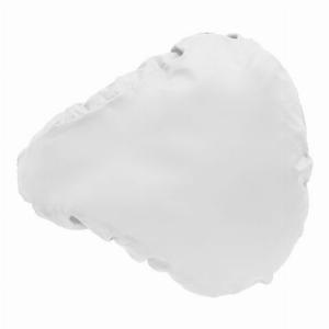 Promotional RPET saddle cover Florence  white  branded with your logo