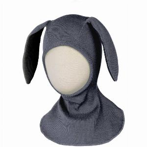 ManyMonths Elephant Hood Schlupfmütze mit Hasenohren Adventurer Conqueror 80 104110 Elephant Grey