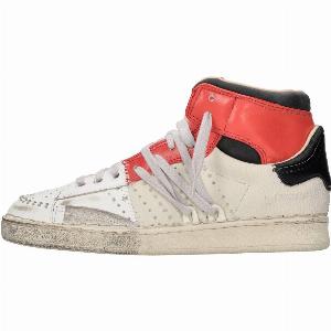 Sneakers in pelle effetto vintage