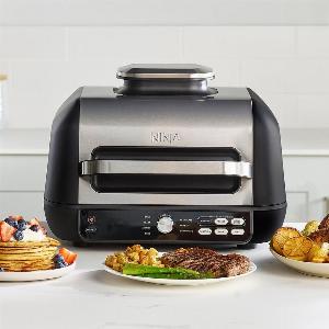 Foodi MAX PRO Health Grill Flat Plate  Air Fryer  Black