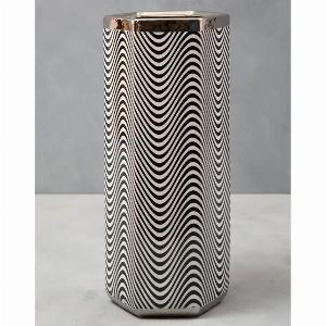 Get 60 Discount on the Stylish Aiken Black and White Ceramic Umbrella Stand