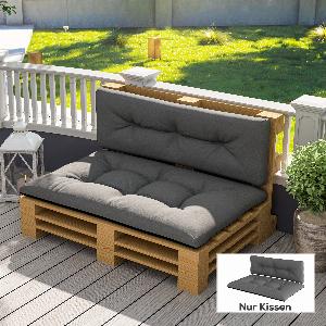 49 Rabatt auf Outsunny Wasserabweisende Palettenkissen 2er Set 120x77 cm